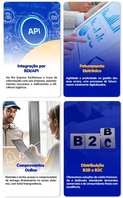Diferenciais Rio Express Cargas - Transporte para e-commerce no Rio de Janeiro