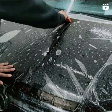 Instalação de PPF Fosco capo de carro
