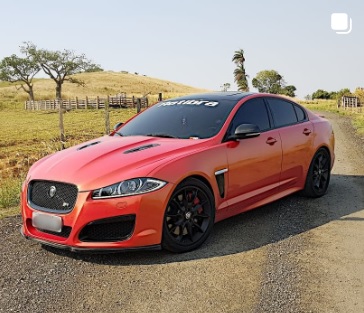 Jaguar envelopamento oracal  970 sunset